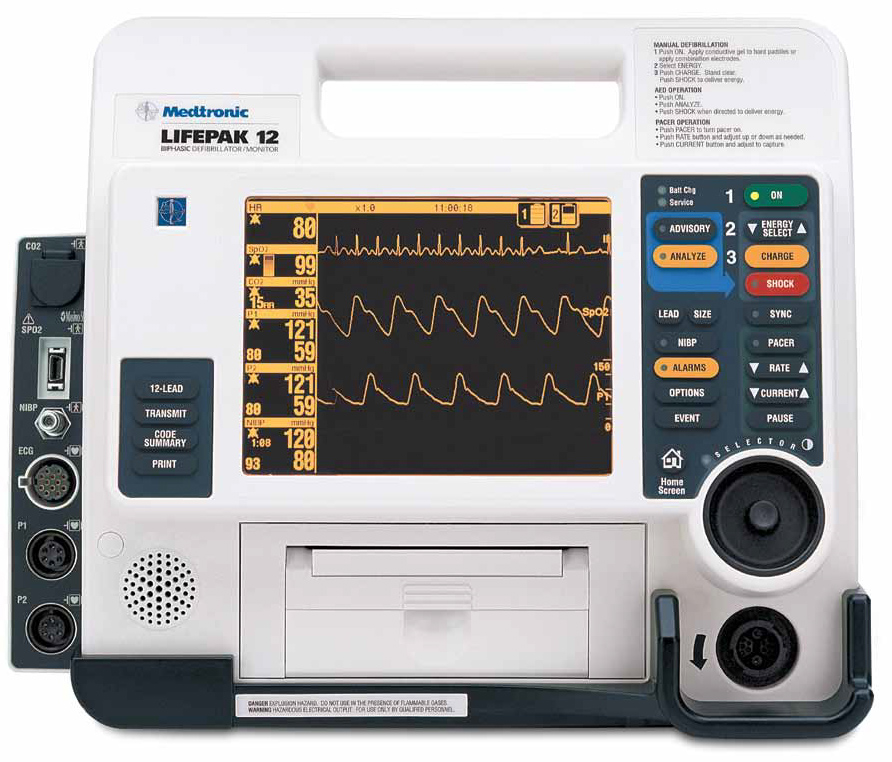 Physio Control LifePak 12 - Defibrillator and Monitor - Soma Technology, Inc.