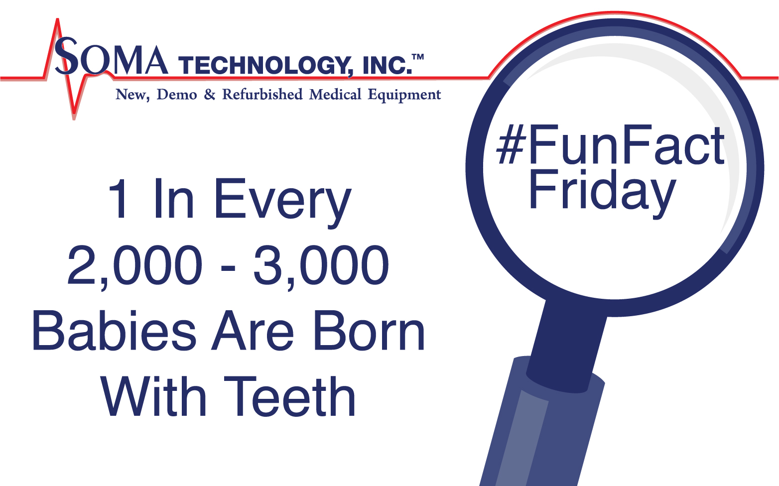 How Many Babies Are Born With Teeth? - Fun Fact Friday - Soma Technology, Inc.