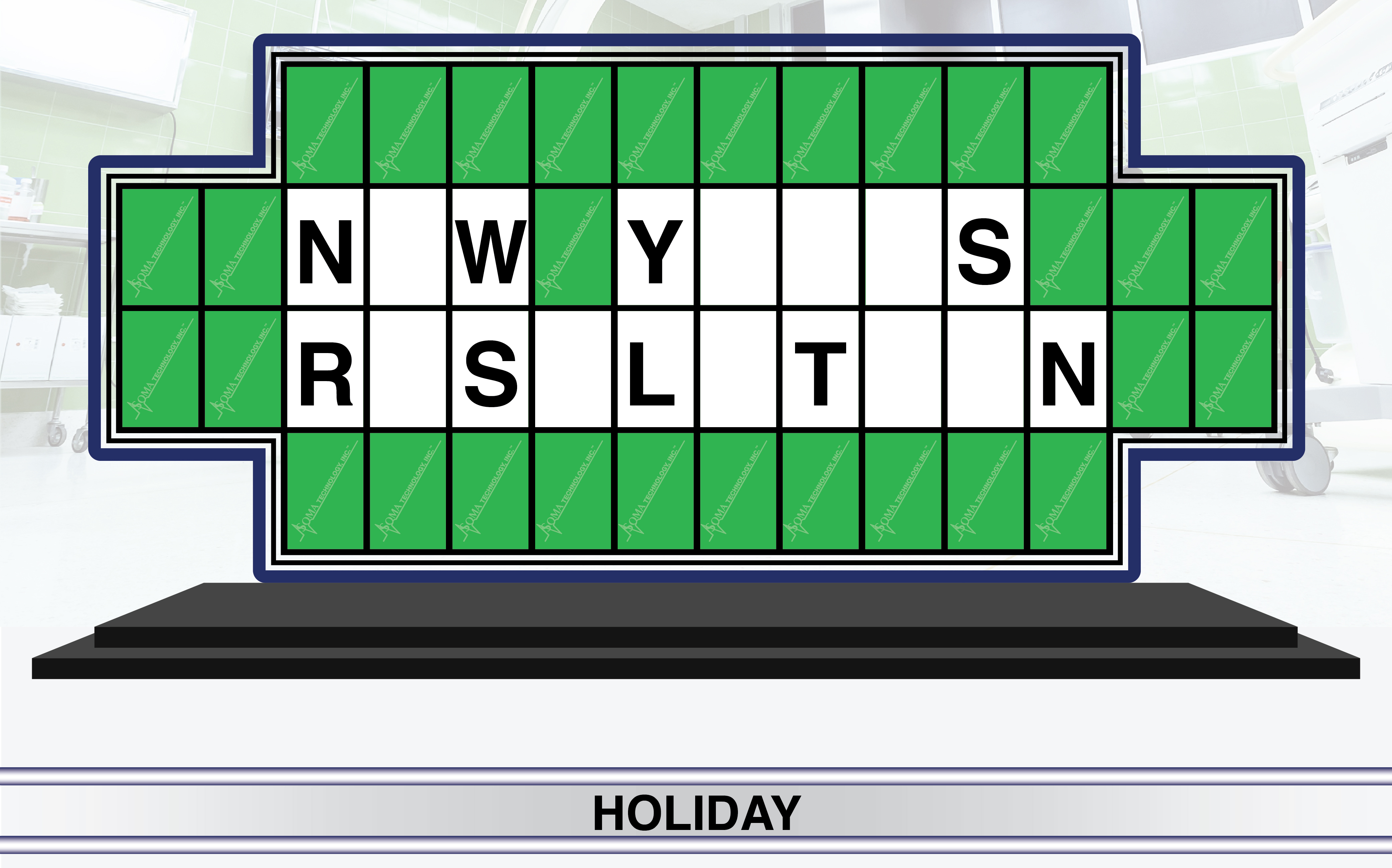 New Year's Resolutions - Wheel of Fortune - Soma Technology Trivia