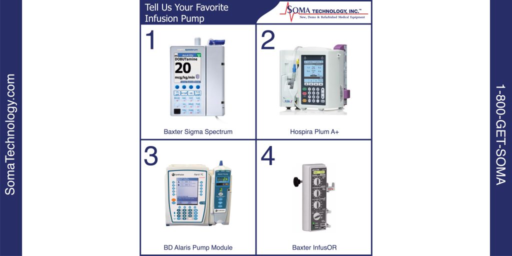 Tell us Your Favorite Infusion Pump - Soma Technology, Inc.