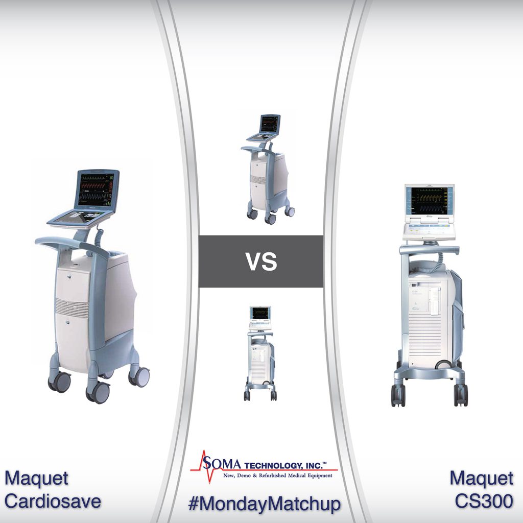 What's the difference between the Maquet Cardiosave Hybrid and the Maquet Datascope CS300 - Comparing the Cardiosave and the CS300