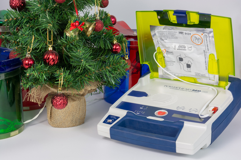 Cardiac Science - PowerHeart AED G3 - Christmas AED Picture - 12 Days of Christmas