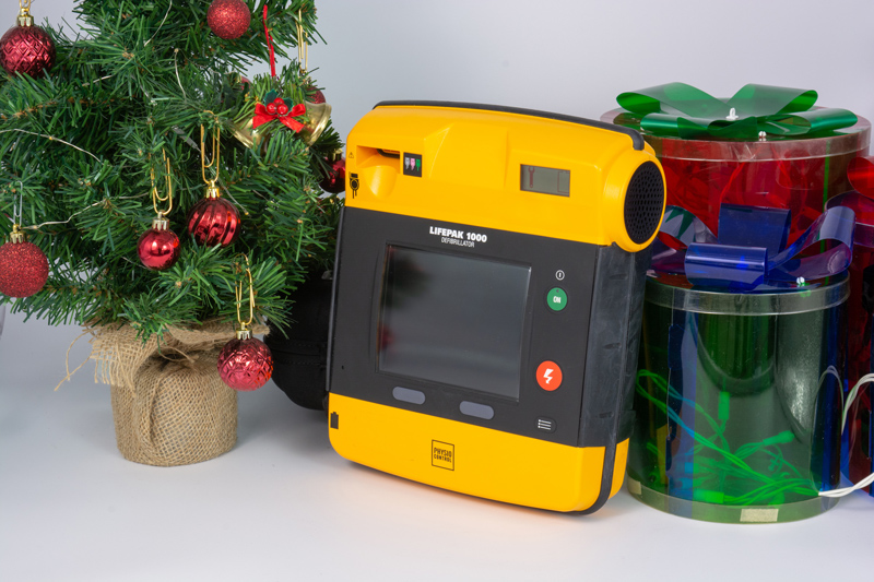 Stryker Physio-Control Lifepak 1000 - Christmas AED Photo - 12 Days of Christmas