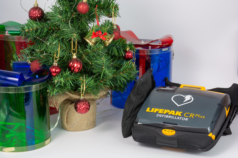 Stryker Physio-Control Lifepak CR Plus - Christmas AED Photo - 12 Days of Christmas