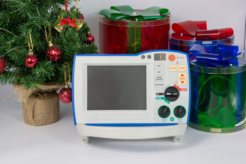 Zoll R Series - Christmas Defibrillator Picture - 12 Days of Christmas