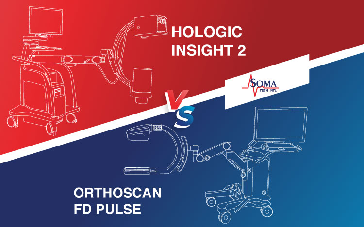 Hologic Insight II VS Orthoscan FD Pulse Mini C-Arm
