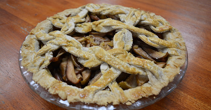 Spiced Ginger Pear Pie by Marketing Coordinator Kristina at Soma Tech Intl