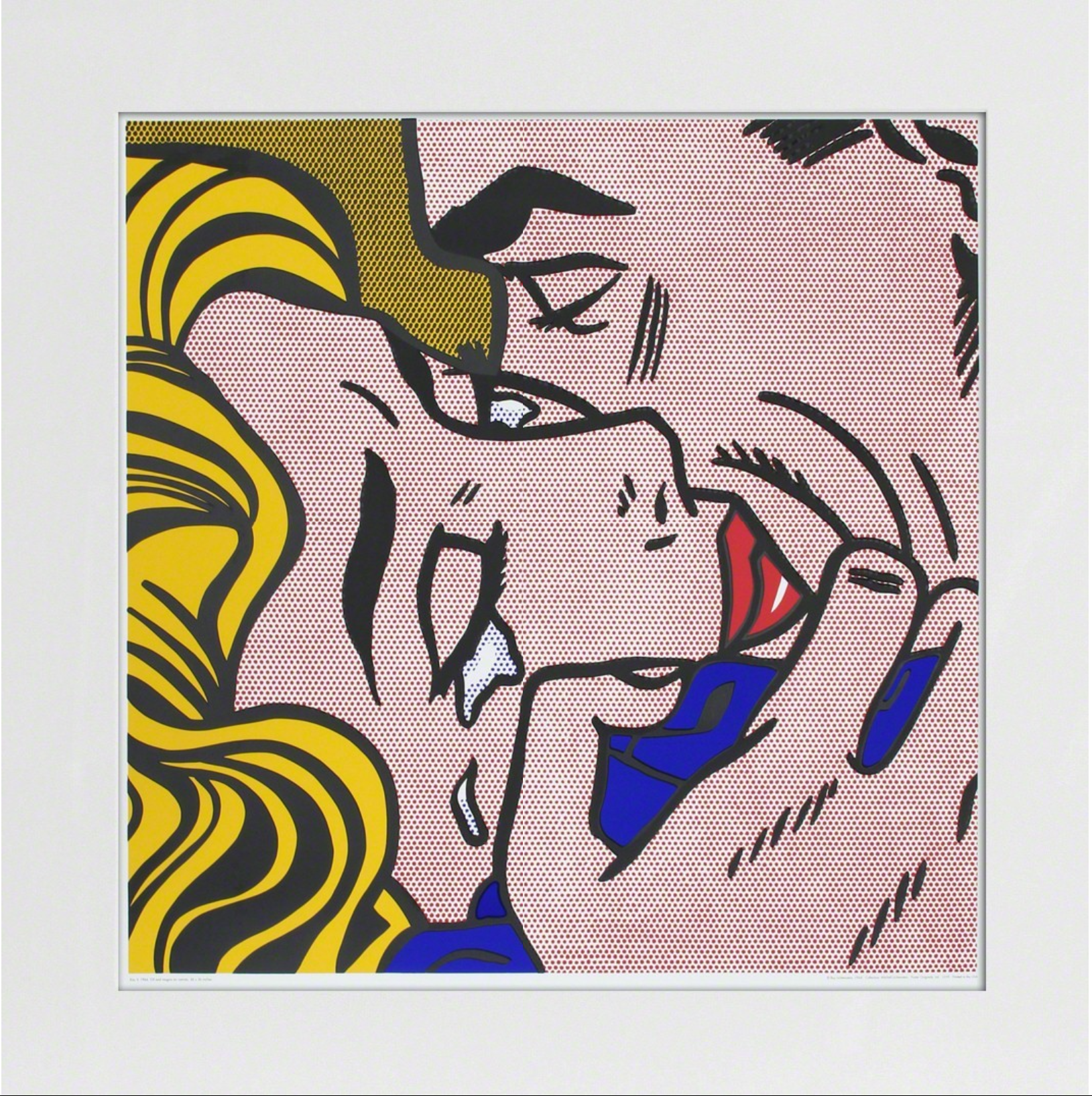 Roy Lichtenstein Kiss V