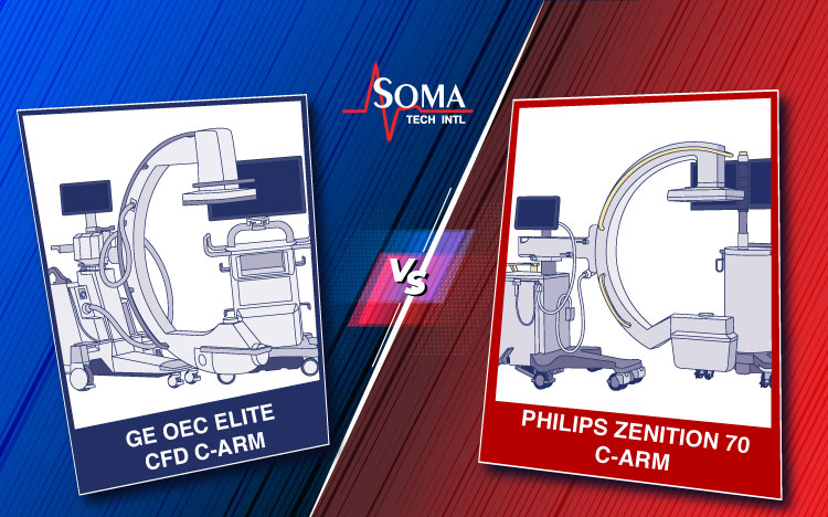 C-Arm Comparison: GE OEC Elite CFD Super C vs Philips Zenition 70