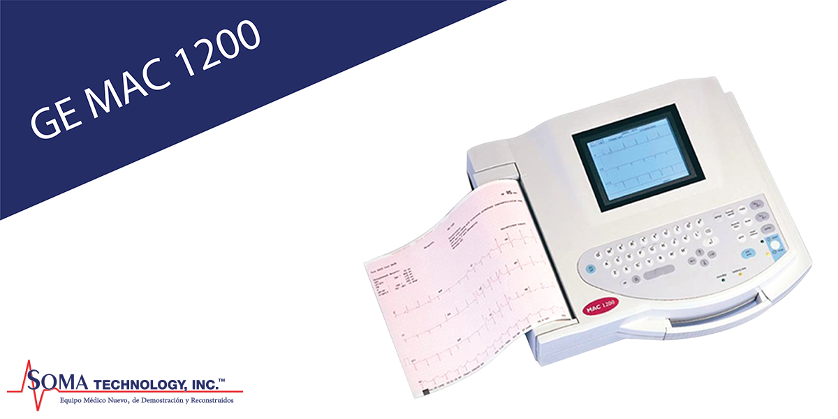 Electrocardiograma GE MAC 1200 - Soma Technology, Inc.