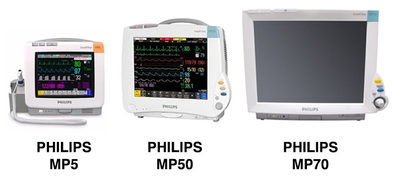 Comparación de Philips MP5, MP50, y MP70