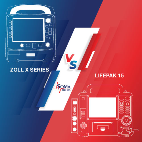 Defibrillator Comparison: Lifepak 15 VS Zoll X Series