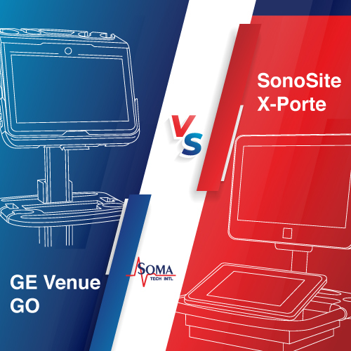 GE Venue Go VS Sonosite X-Porte Máquina de Ultrasonido