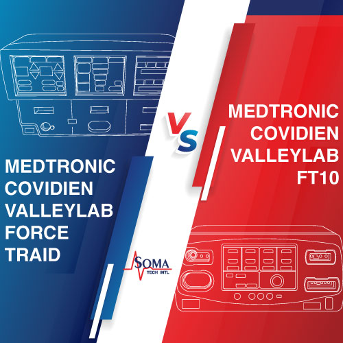 Medtronic Covidien Force Triad VS Covidien Valleylab FT10 Electrobisturís