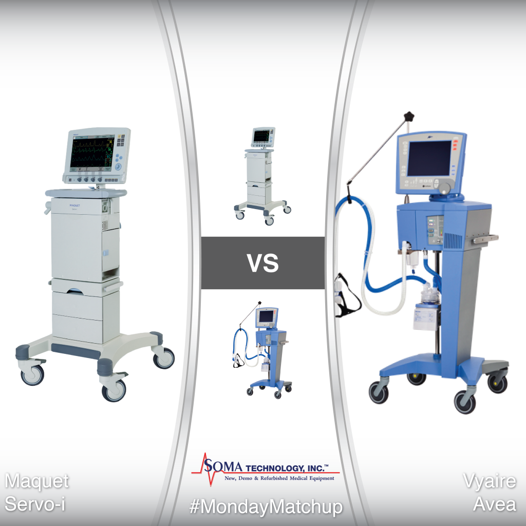 Maquet Servo-i vs Vyaire Avea Ventilators - Soma Technology, Inc.