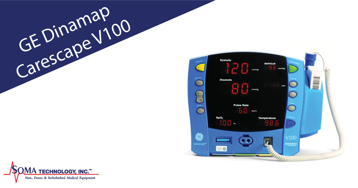 ge dinamap carescape v100 patient monitor with nibp blood pressure recording
