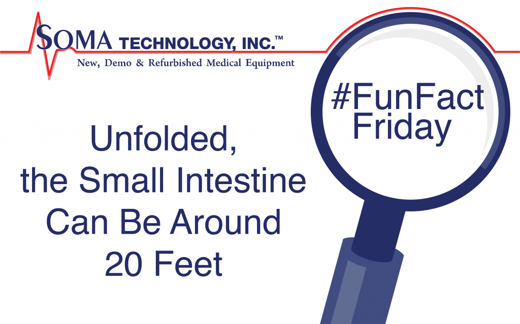 The length of the small intestine - Soma Technology, Inc.