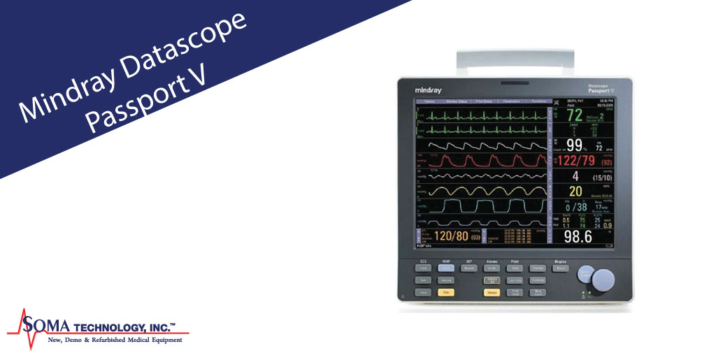 Mindray Passport V Patient Monitor Featuring TFT Display