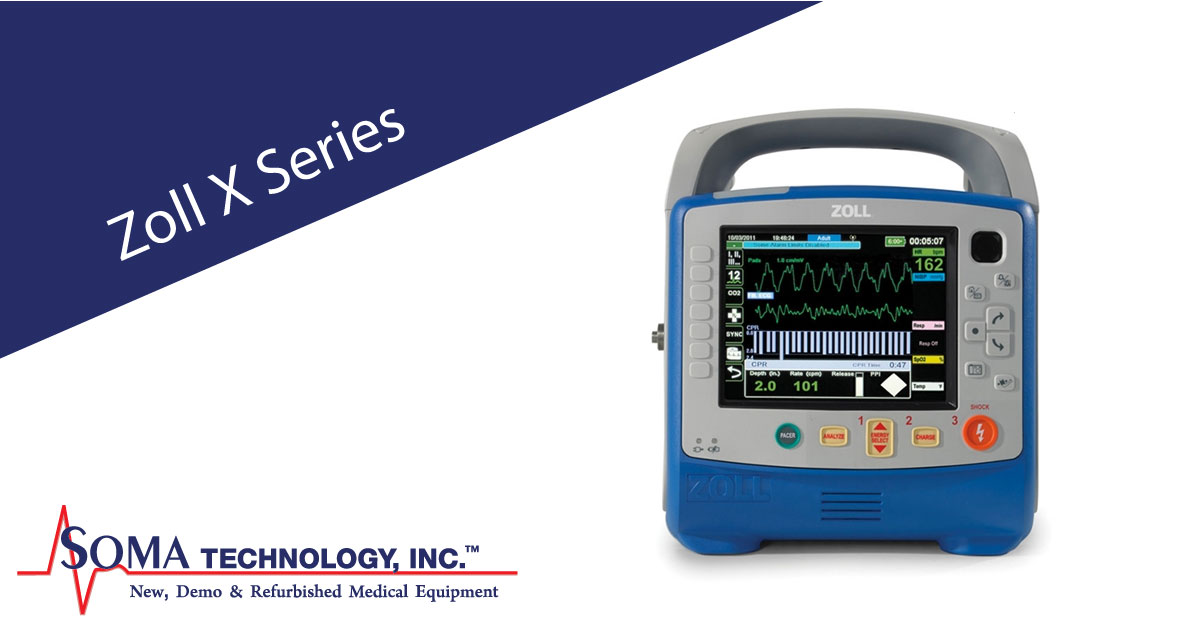 Zoll X Series Defibrillator Featuring Non Invasive Blood Pressure
