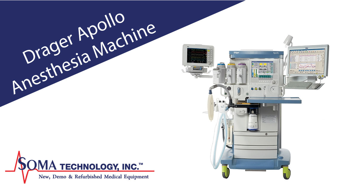Drager Apollo Anesthesia Machine Featuring E Vent Drager Apollo Anesthesia Machine Featuring E Vent