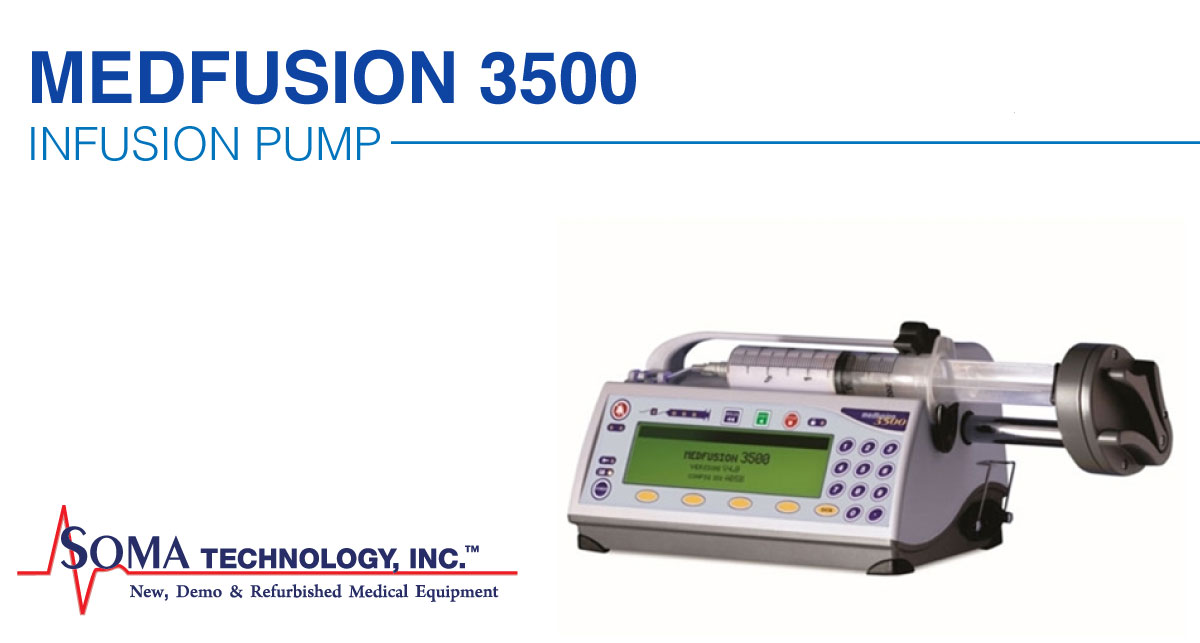 Medfusion 3500 Infusion Pump Featuring a Drug Library