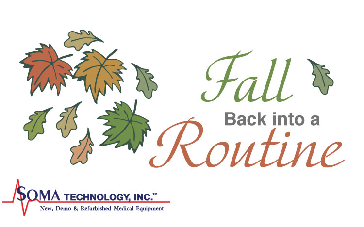 falling back into a routine