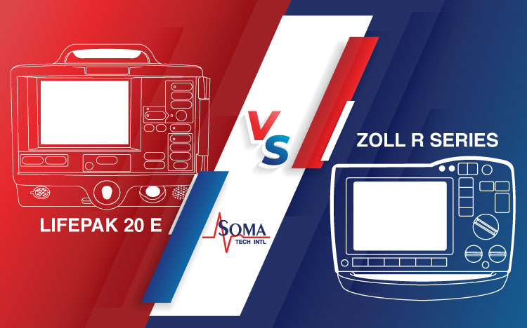Defibrillator Comparison: Lifepak 20E VS Zoll R Series