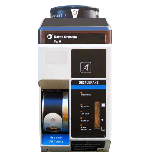 datex ohmeda tec 6 desflurane Vaporizadores de anestesia - Soma Technology, Inc.