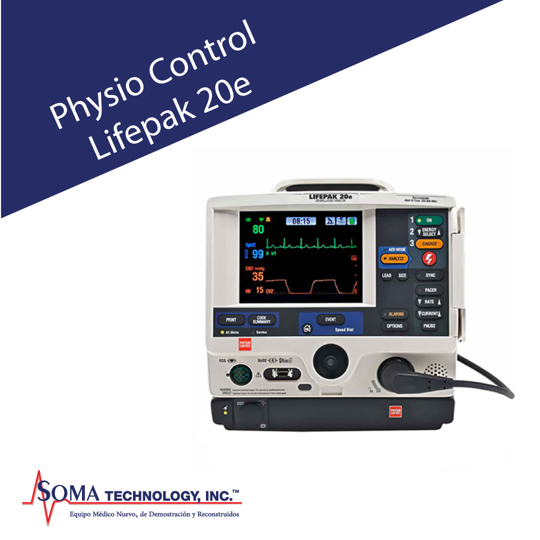 Desfibrilador Physio Control Lifepak 20e Spanish Lifepak 20e