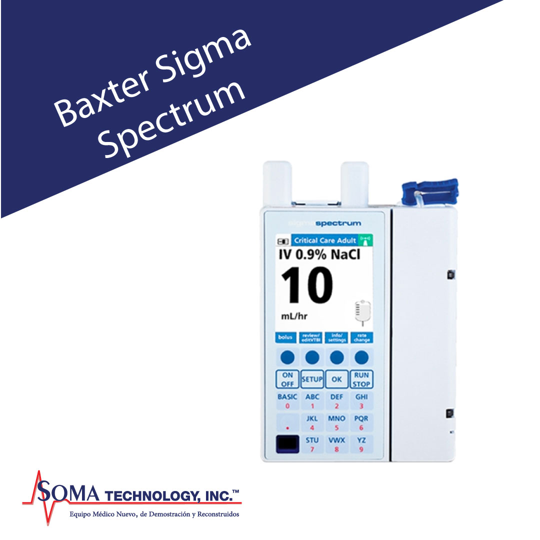 Bombas de infusión Baxter Sigma Spectrum Spanish Sigma Spectrum
