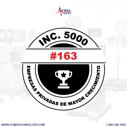 Inc. 5000: Soma Tech Intl Se Anuncia Entre Las Empresas En Crecimiento 2021 Inc. 5000: Soma Tech Intl Se Anuncia Entre Las Empresas En Crecimiento 2021