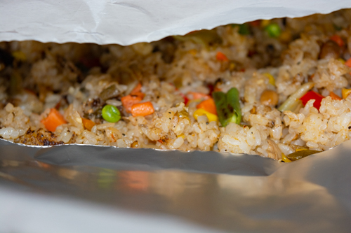 Día de Acción de Gracias arroz