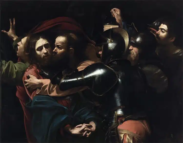 Día Internacional del Beso 1 Caravaggio The Taking of Christ