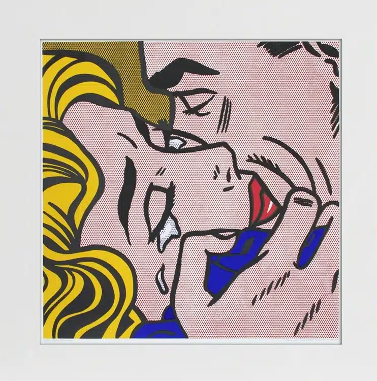 Día Internacional del Beso 14 Roy Lichtenstein Kiss V