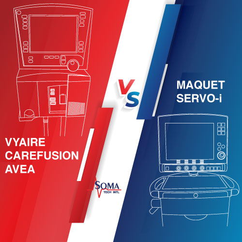 Comparación de Ventiladores: Ventilador Vyaire CareFusion Avea VS Ventilador Siemens Maquet Servo-I Comparación de Ventiladores