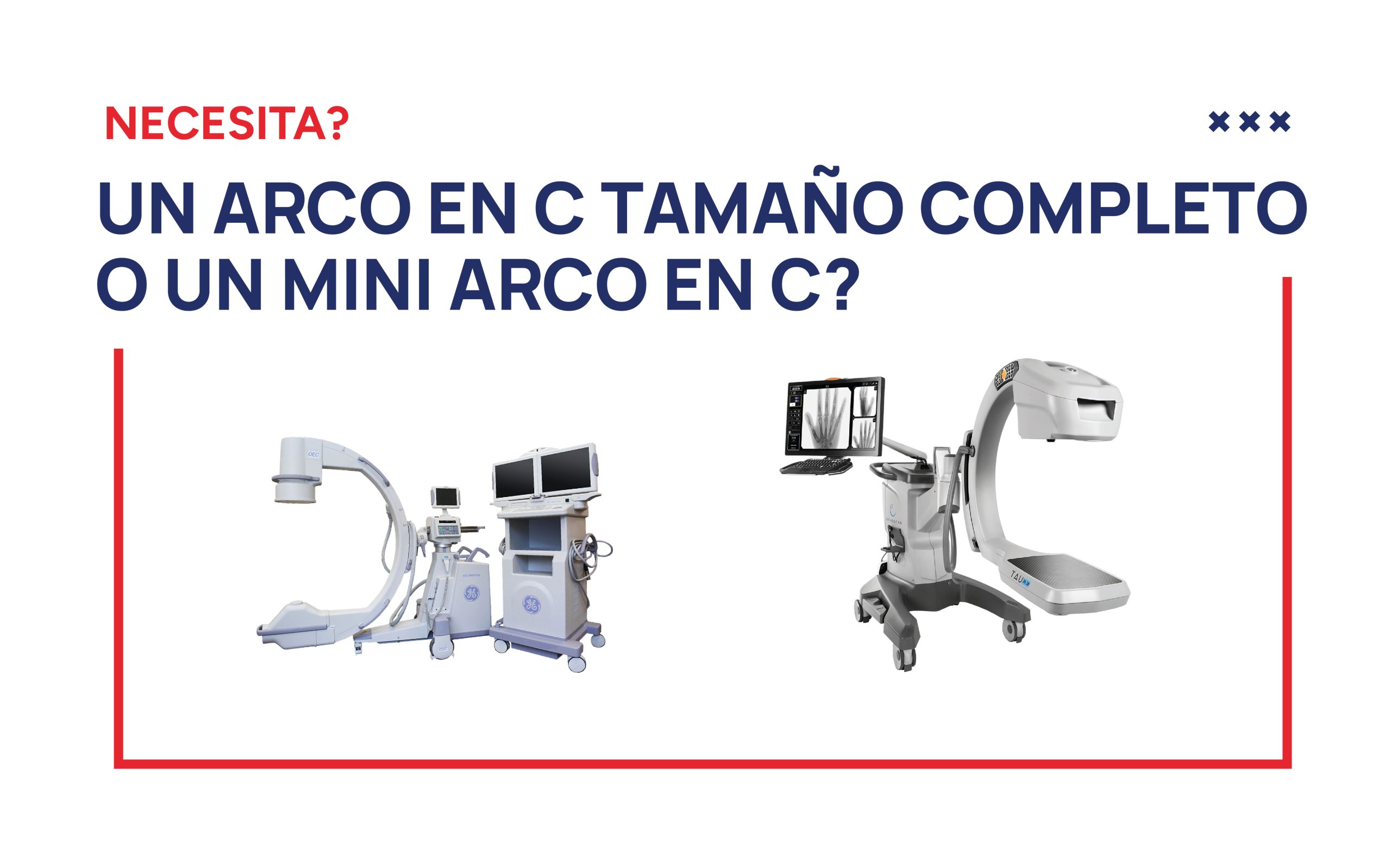 ¿Necesita un arco en C de tamaño completo o un Mini arco en C? ¿Necesita un arco en C de tamaño completo o un Mini arco en C?