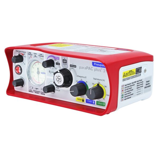 ventilador de Smiths Medical paraPAC Plus