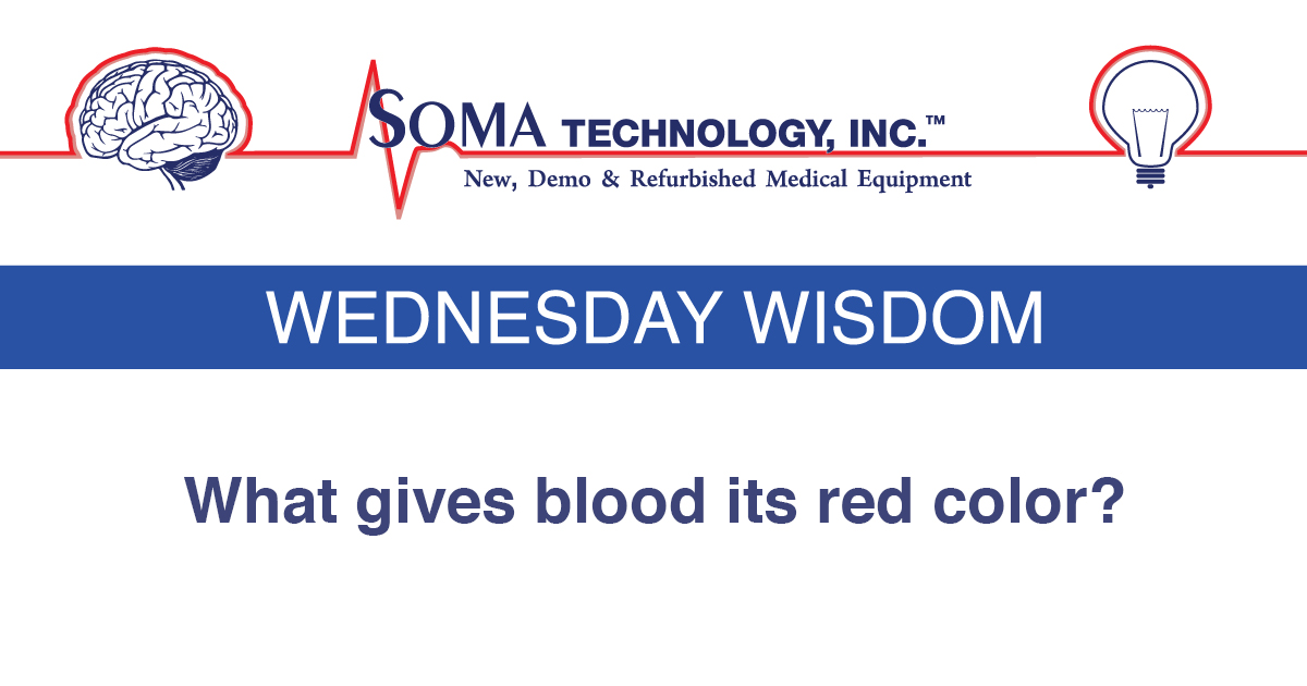 Wednesday Wisdom: What Gives Blood Its Natural Red Color?