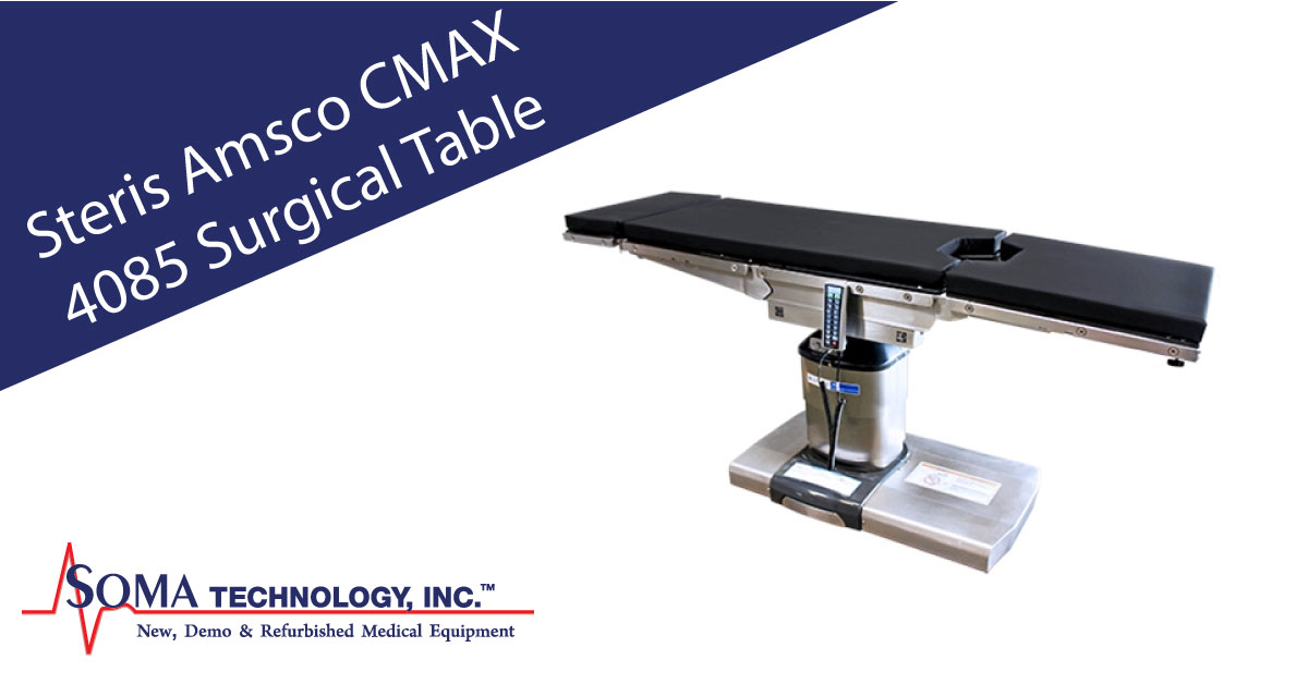 Steris Amsco CMAX 4085 Surgical Table Featuring 1100 Pound Support