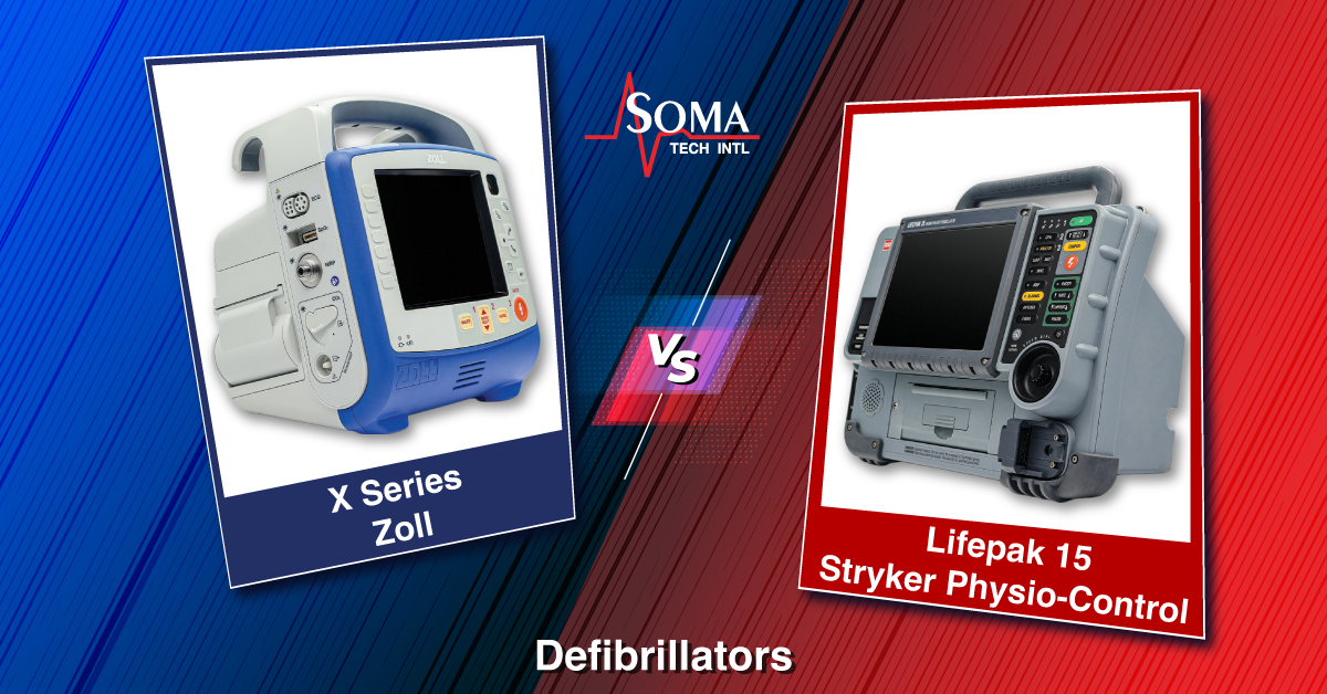 Defibrillator Comparison: Lifepak 15 VS Zoll X Series