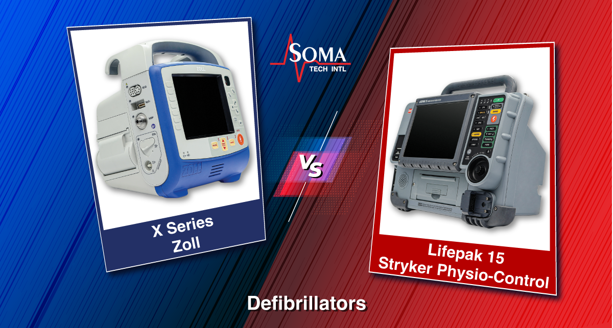 Defibrillator Comparison: Lifepak 15 VS Zoll X Series