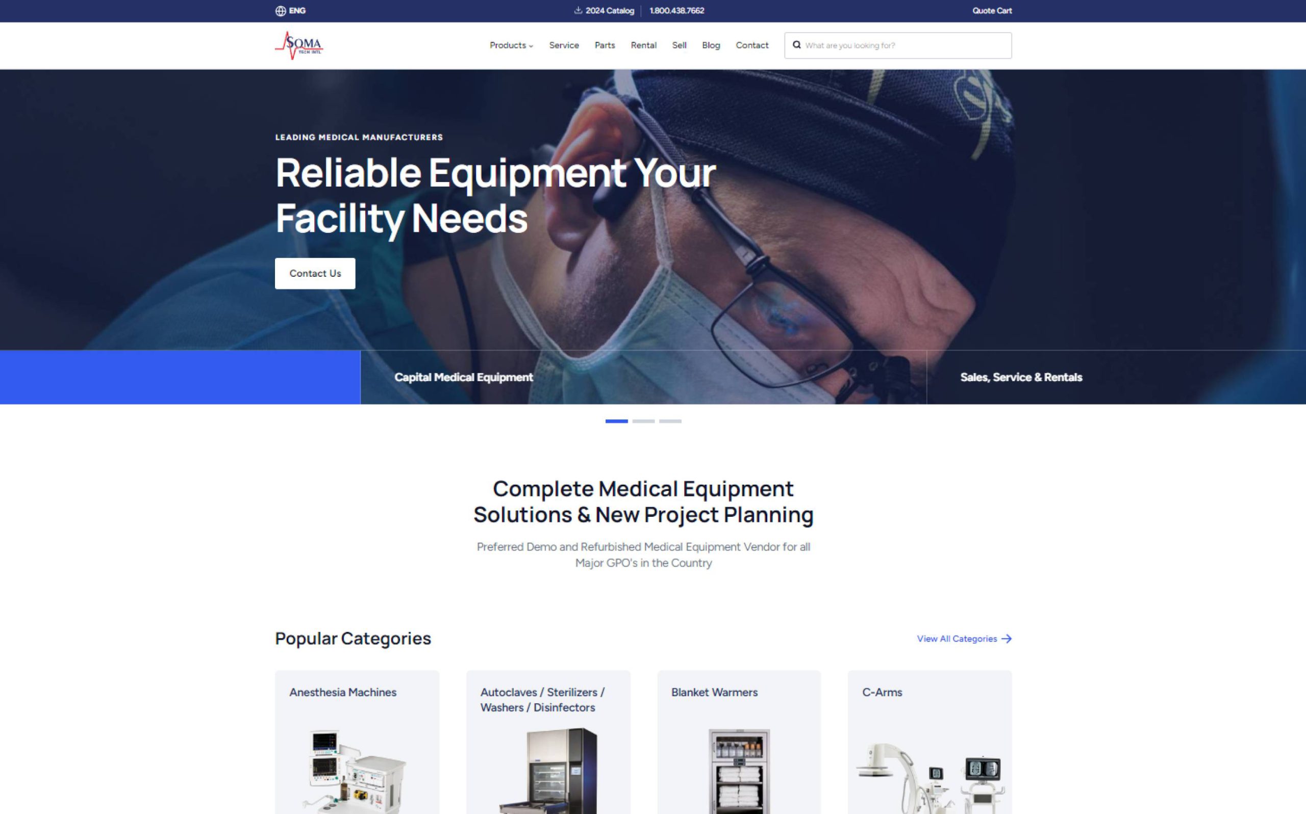 New Soma Tech Intl Website Launch! New Website Image