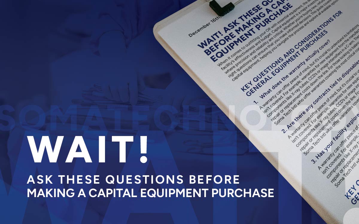 Soma Capital Equipment Purchasing Guide Purchasing Guide Blog